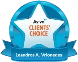 Avvo Clients' Choice Leandros A. Vrionedes